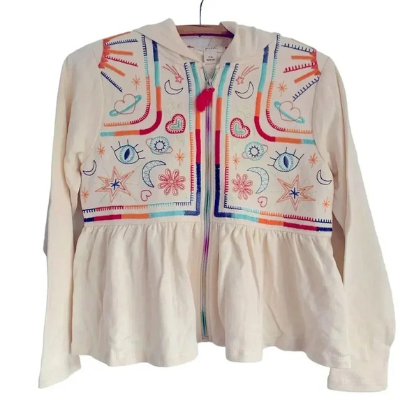 Peek Kid’s Zen Embroidered Full Zip Hoodie Back To School (Size 12) - Picture 1 of 11